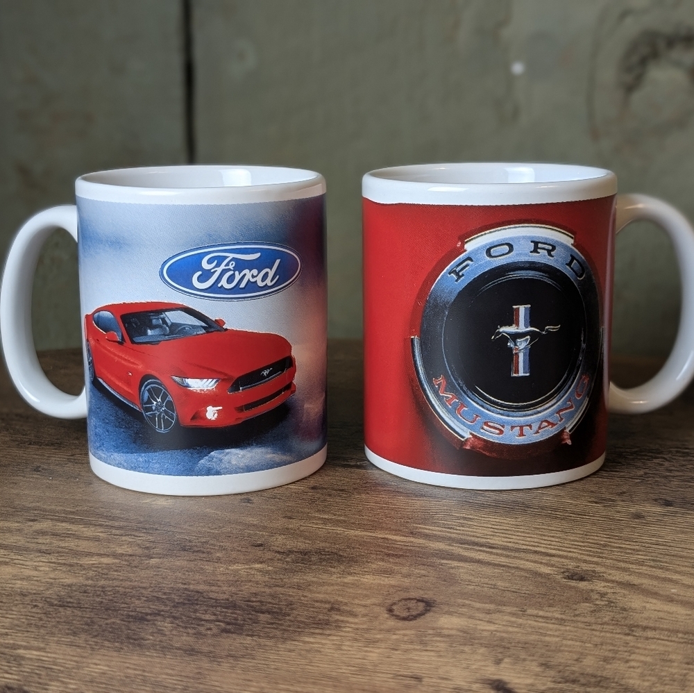 Ford Mustang Licensed Ceramic Mug Set